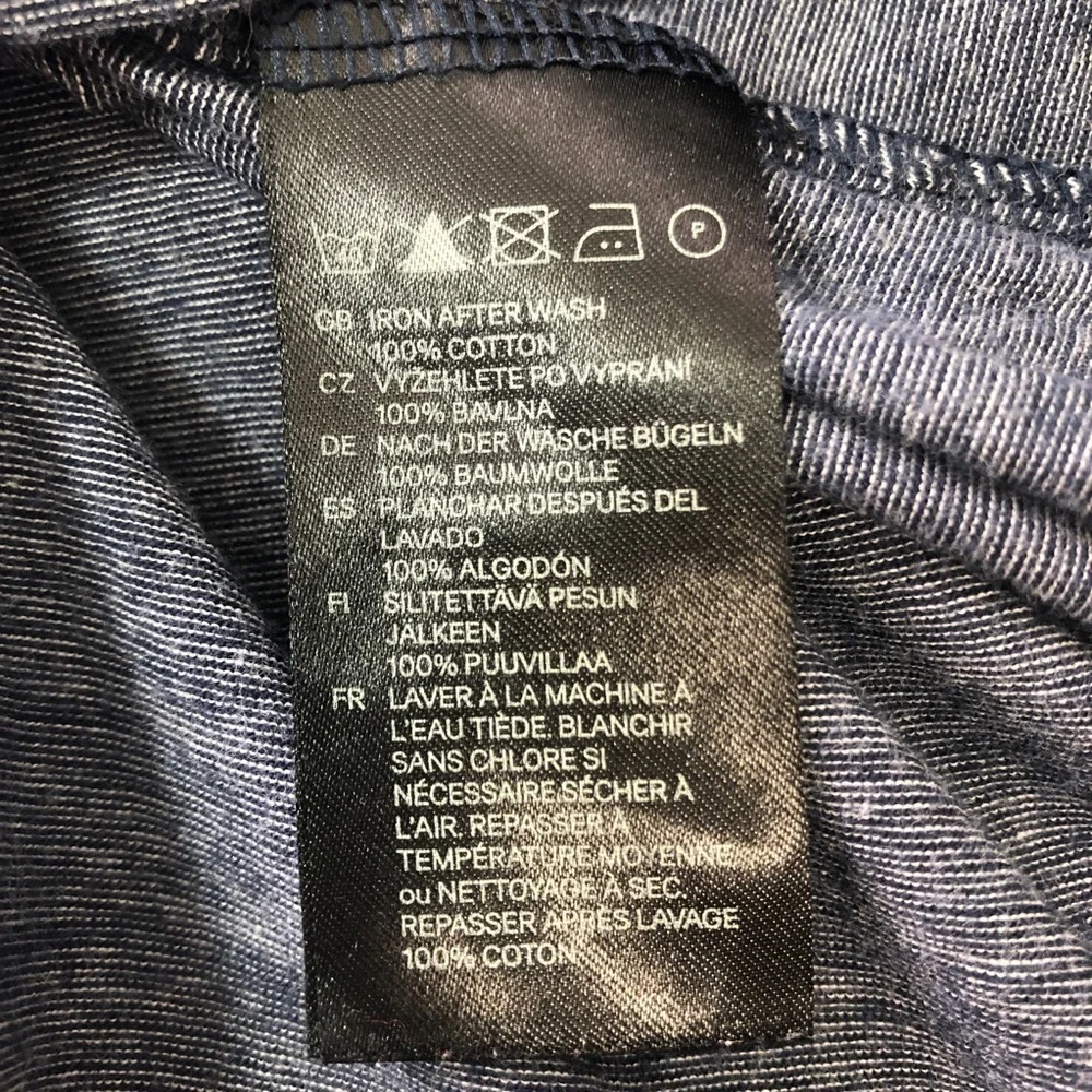 H&M Strip Long Sleeve Tee Medium